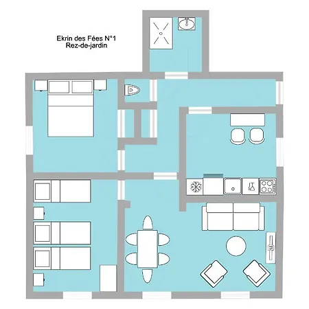 L'ekrin Des Fees Apartament *